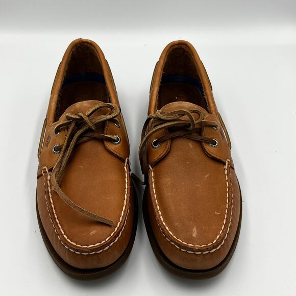 Sperry  Sahara Top-Sider Authentic Original 2-Eye Boat Shoe Brown Men Size 11 M main image 5